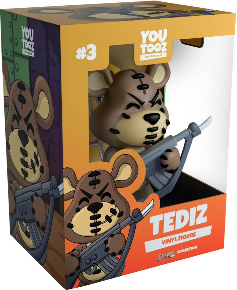 Youtooz Tediz 4.5" Vinyl Figure, Official Licensed Collectible from Conkers Bad Fur Day Video Game, by Youtooz Conkers Bad Fur Day Collection