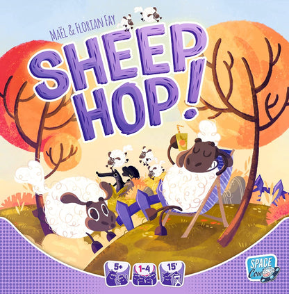 Space Cow, Sheep Hop, Children's Strategy Game, Ages 5+, 1-4 Players, 15 Minutes Playing Time