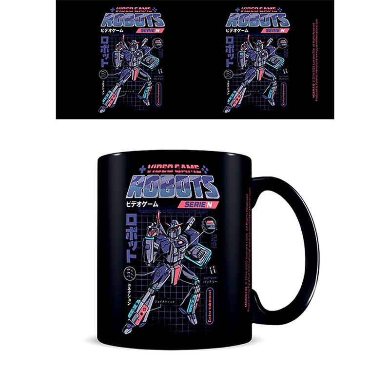 Mug en Céramique Video game robots - Ilustrata - 325ml