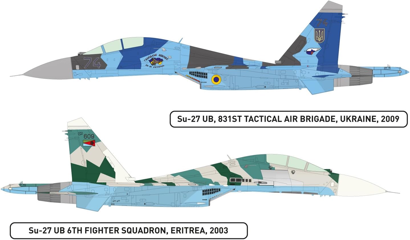 Heller 80371" Sukhoi Su-27 UB Model Kit, 1:72 Scale