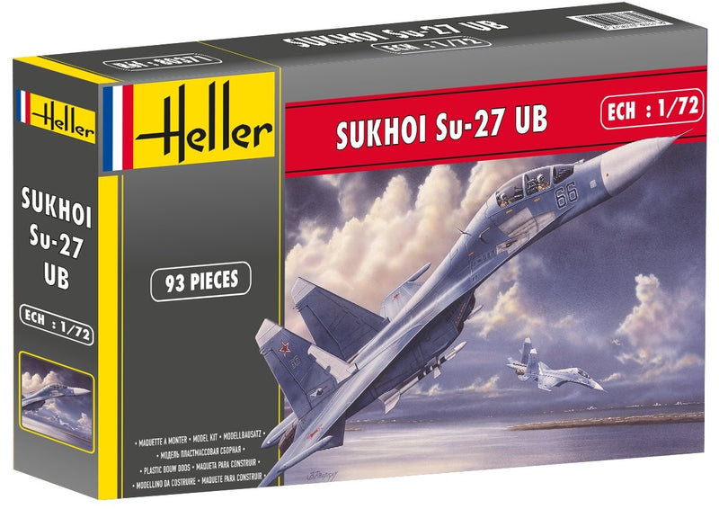 Heller 80371" Sukhoi Su-27 UB Model Kit, 1:72 Scale