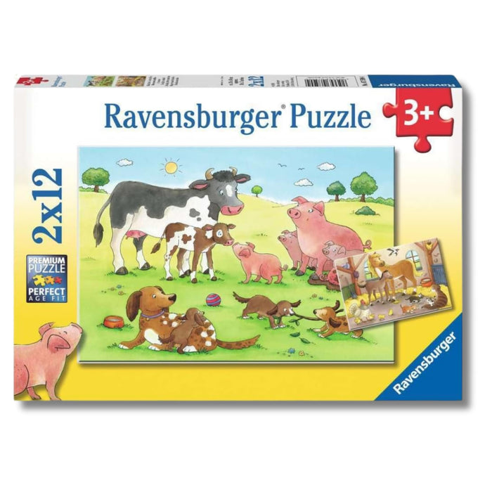 Ravensburger Animal's Children Jigsaw Puzzle (2 x 12 Piece
