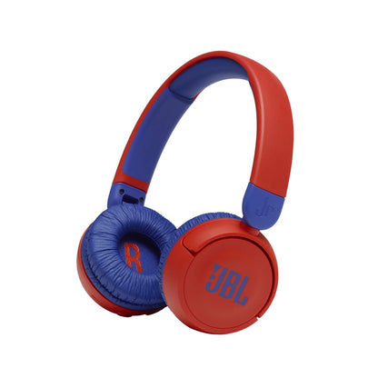 JBL Jr 310BT - Children's over-ear headphones with Bluetooth and built-in microphone, in red