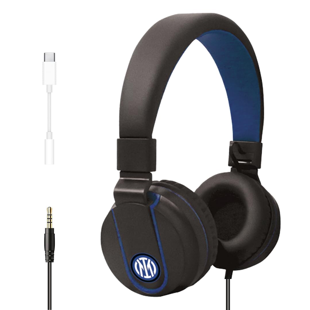 TECHMADE CUFFIE INTER CON MICROFONO INCORPORATO | COMPATIBILE CON PC, SMARTPHONE E CONSOLLE