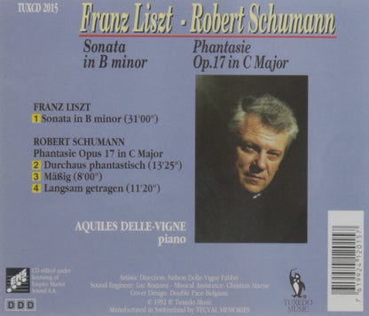 LISZT-Sonata in B minor & SCHUMANN Robert Phantasie OP.17 in C Major Aquiles Delle-Vigne ( piano