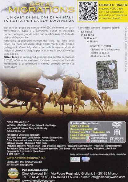 Great Migrations (Box 3 Dvd National Geographic