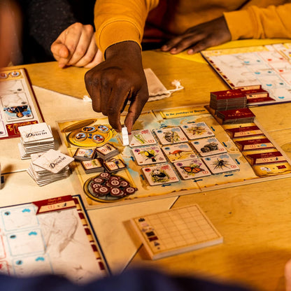 in The Footsteps of Darwin | Tile Laying Board Game | Ages 8+ | 2 to 5 Players | 30 Minutes