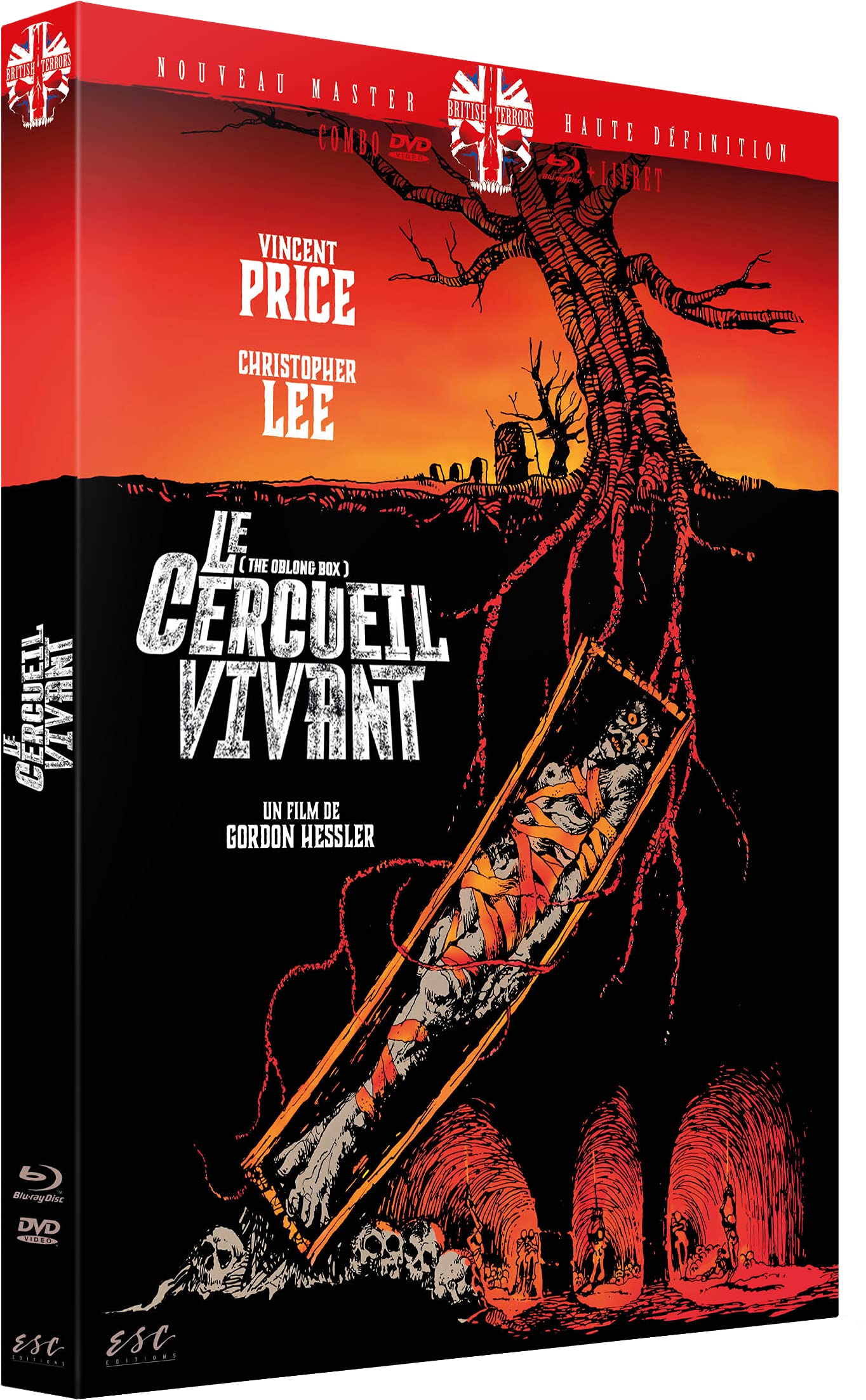 Le Cercueil Vivant + Livret/Blu-Ray+Dvd