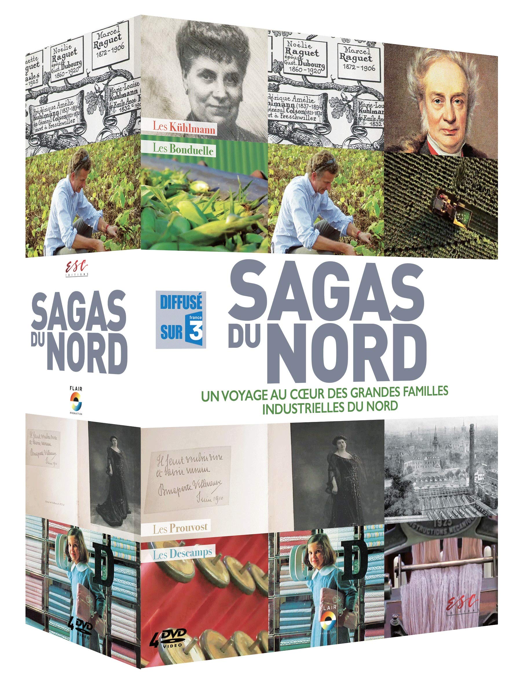 Coffret sagas du nord, un voyage au coeur des grandes familles industrielles du nord