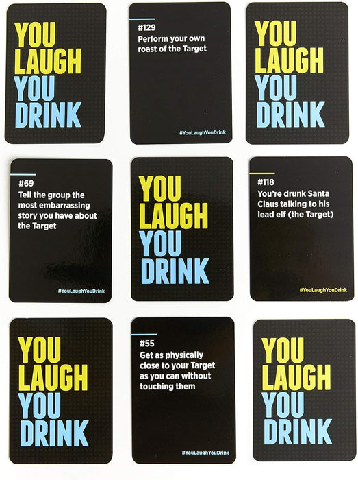 DSS Games | You Laugh You Drink | Card Game | Party Game | English