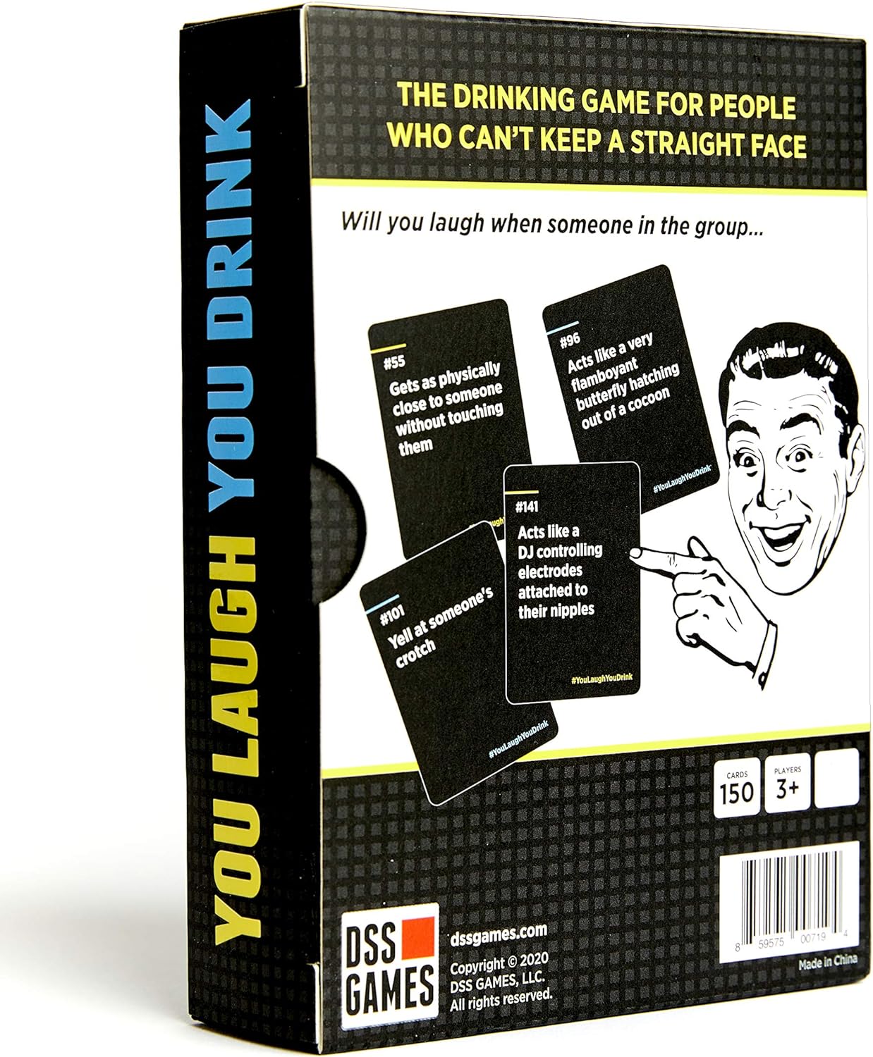 DSS Games | You Laugh You Drink | Card Game | Party Game | English