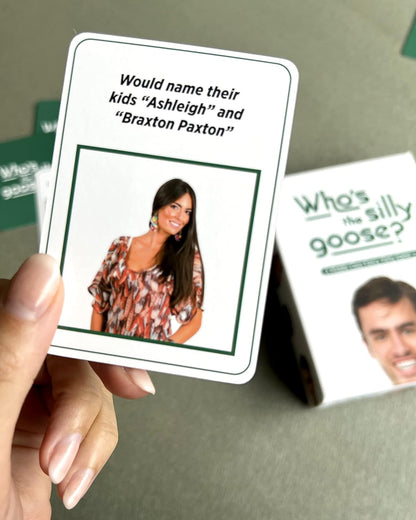 DSS Games Who's The Silly Goose?  to Decide Who's Most Likely to Become Their Parents