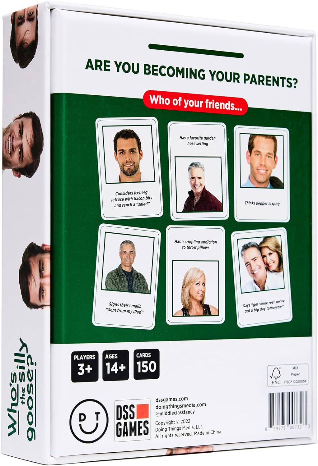DSS Games Who's The Silly Goose?  to Decide Who's Most Likely to Become Their Parents