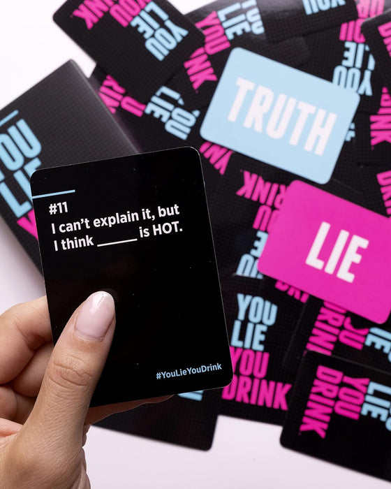 DSS Games Lie You Drink-Das Trinkspiel für Leute, die gerne lügen , Rose, S
