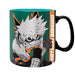Abysse Corp My Hero Academia Izuku & Bakugo Mug Black/Red/Turquoise Printed 100% Ceramic 16 oz., Multicoloured (Z110215