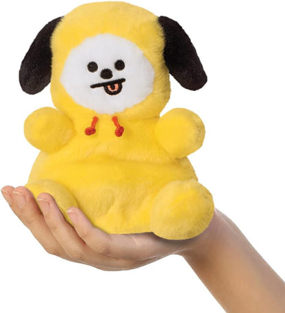 AURORA, 61504, BT21 CHIMMY Palm Pal, 5In, Eco-friendly soft toy, Yellow