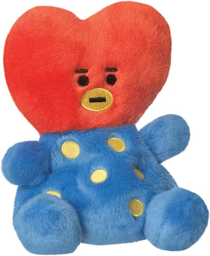 AURORA, 61506, BT21 TATA Palm Pal, 5In, Eco-friendly soft toy, Red & Blue