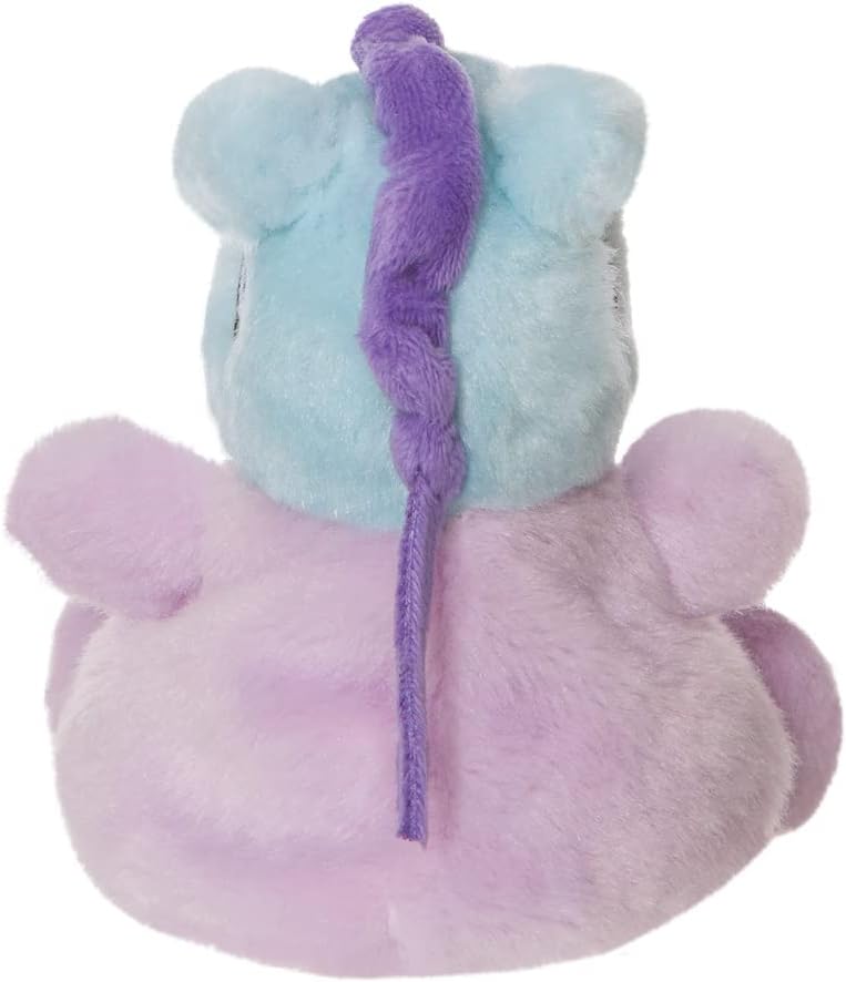 AURORA, 61508, BT21 MANG Palm Pal, 5In, Eco-friendly soft toy, Purple & Blue