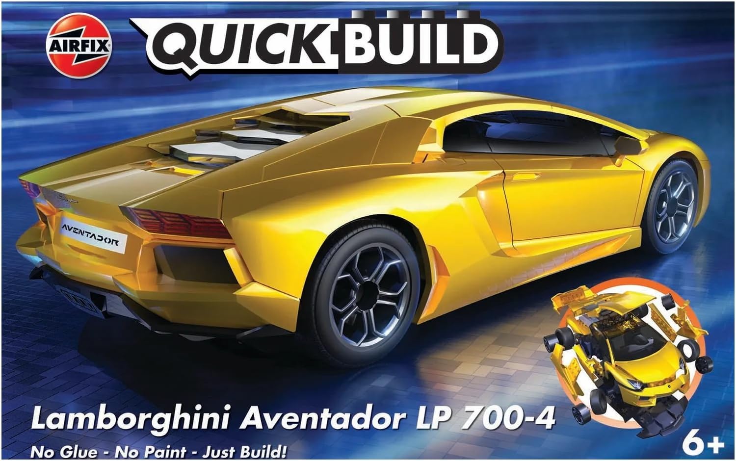 Airfix QUICKBUILD Lamborghini Aventador - Yellow