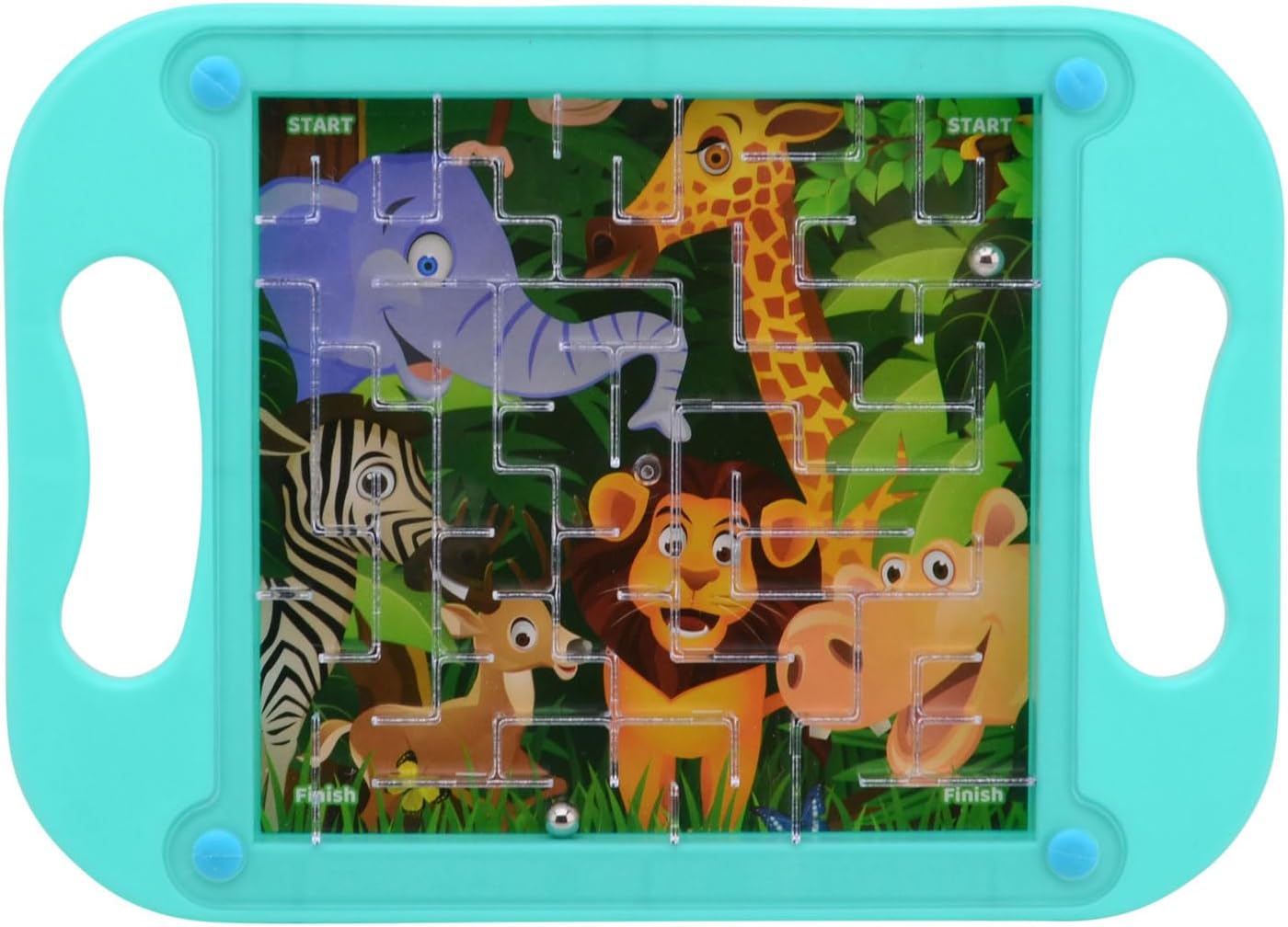 Hersenkraker doolhof spel in doos 3 assortie