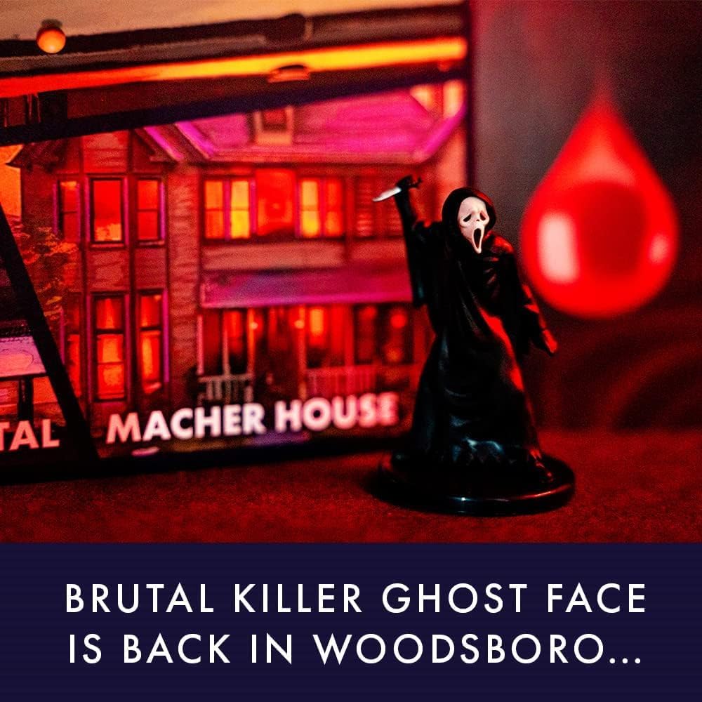 FUNKO GAMES Presents: Scream - The Game | Thrilling Mystery Horror Board Game with Interactive iOS/Android App | For 3-8 Players Ages 13+