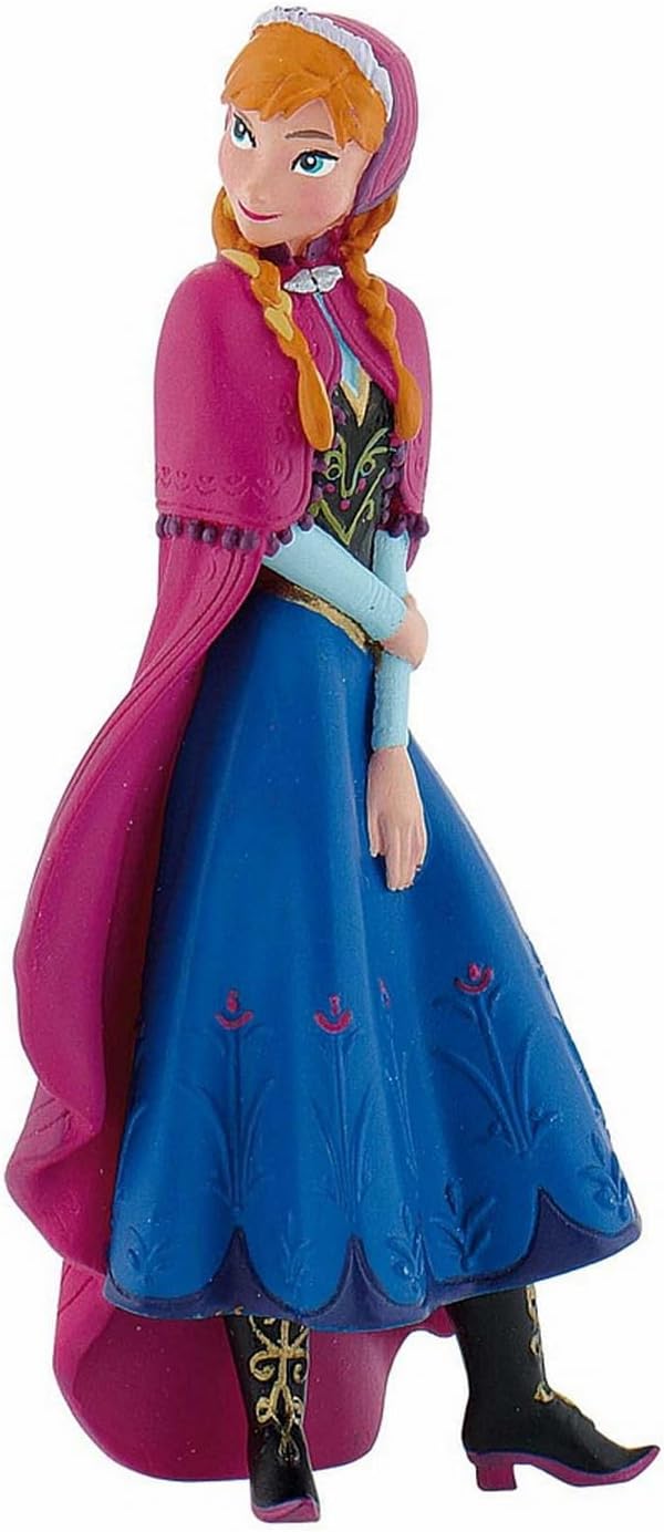Bullyland 13413 - Spielfiguren Jubiläums-Set Prinzessin Elsa, Anna, Kristoff, Sven und Olaf aus Walt Disney Die Eiskönigin, ideal als kleines Geschenk für Kinder ab 3 Jahren