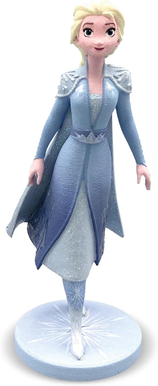 Bullyland 13414 - Spielfiguren Jubiläums-Set Prinzessin Elsa, Anna, Salamander Bruni, Kristoff und Sven aus Walt Disney Die Eiskönigin 2, ideal als kleines Geschenk für Kinder ab 3 Jahren