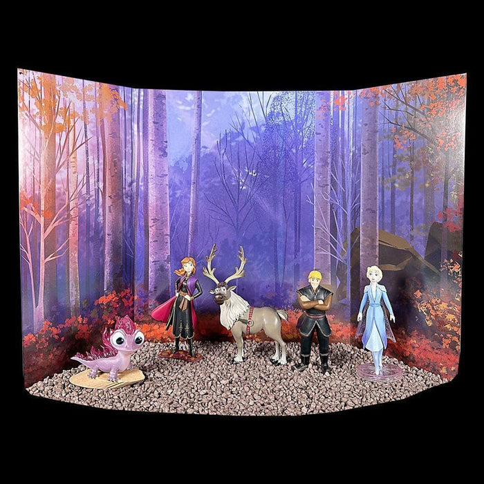 Bullyland 13414 - Spielfiguren Jubiläums-Set Prinzessin Elsa, Anna, Salamander Bruni, Kristoff und Sven aus Walt Disney Die Eiskönigin 2, ideal als kleines Geschenk für Kinder ab 3 Jahren