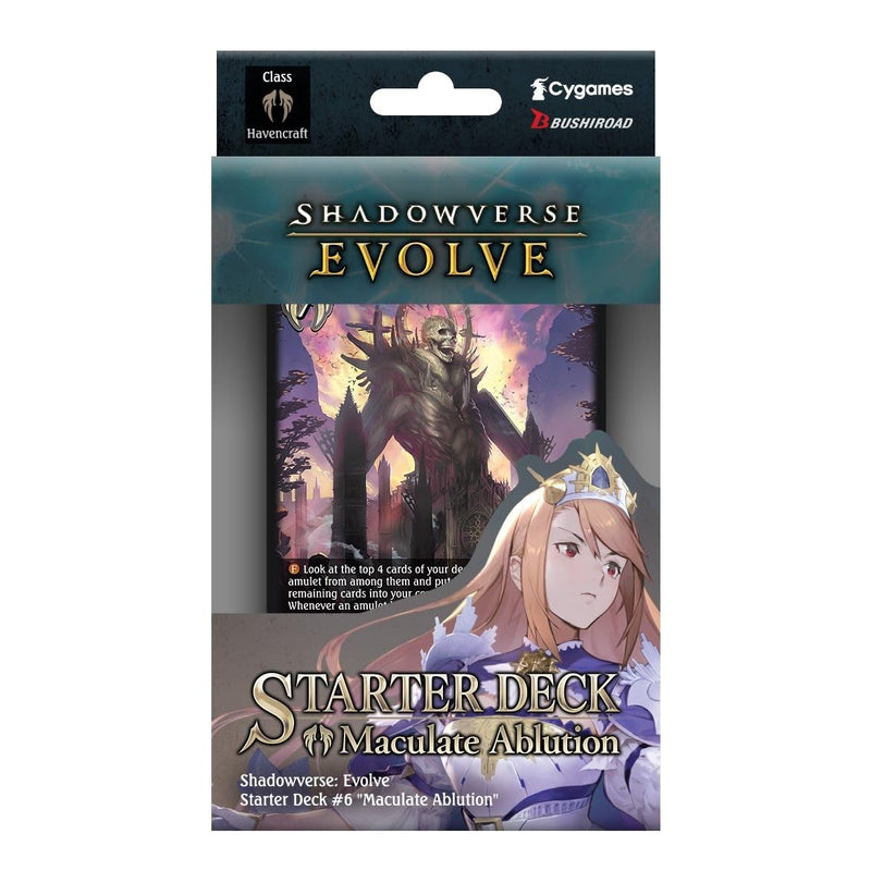 Shadowverse Evolve Starter Deck: Maculate Ablution - SD06: Maculate Ablution (SD06