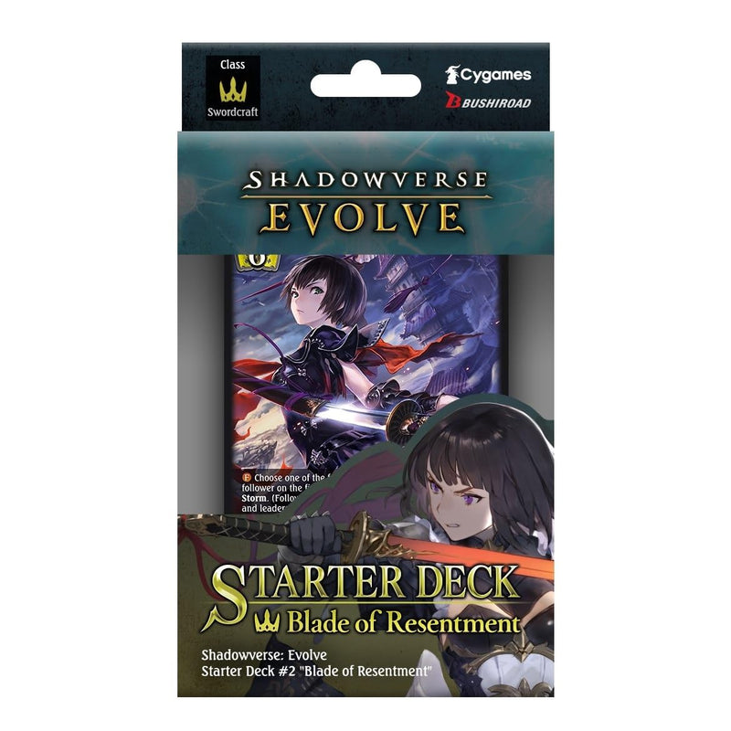 Shadowverse Evolve Starter Deck: Blade of Resentment - SD02: Blade of Resentment (SD02