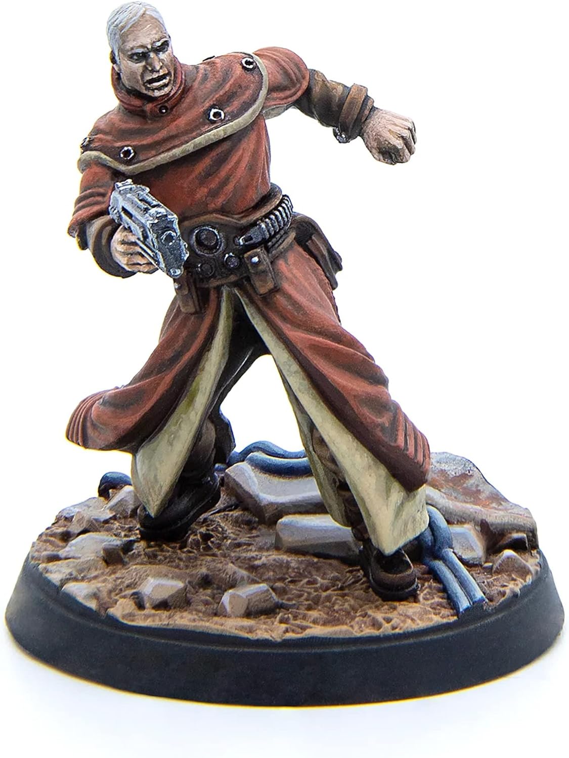 Modiphius Entertainment Ltd Fallout Wasteland Warfare: Brotherhood of Steel-Citadel Command - 5 Miniatures, 32mm Unpainted Figures, Captial Wave