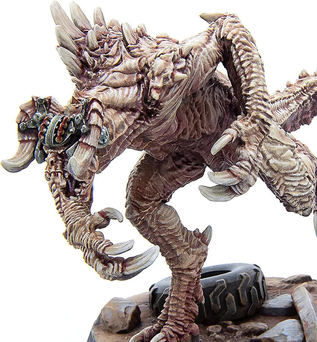 Modiphius Entertainment Ltd Fallout Wasteland Warfare: Enclave-Domesticated Deathclaw - 1 Miniature, 32mm Unpainted Figure, Captial Wave, RPG