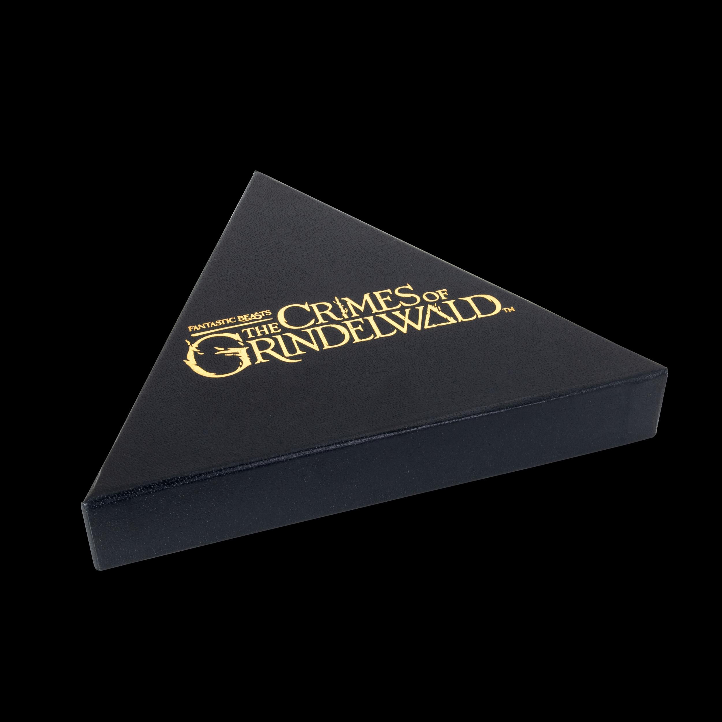 The Noble Collection Fantastic Beasts Gellert Grindelwald Pendant - 3in (8cm) Officially Licensed Fantastic Beasts Film Set Movie Prop Replica Pendant Necklace Jewellery Gifts