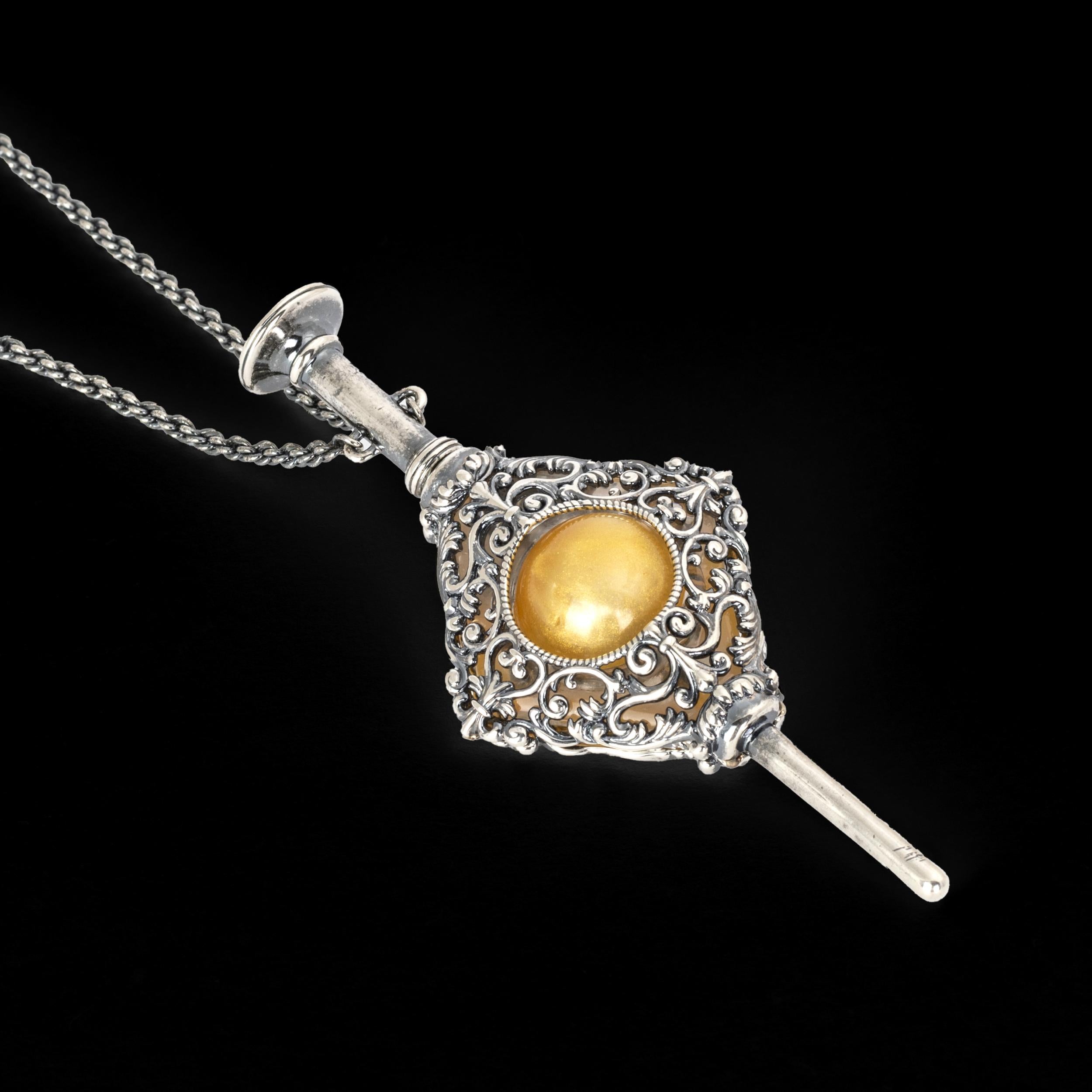 The Noble Collection Fantastic Beasts Gellert Grindelwald Pendant - 3in (8cm) Officially Licensed Fantastic Beasts Film Set Movie Prop Replica Pendant Necklace Jewellery Gifts