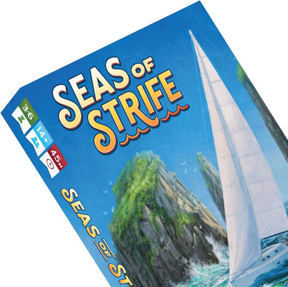 Rio Grande Games Seas of Strife - Rio Grande Games, Trick Taking -Card Game, Ages 14+, 3-6 Players, 45 Min