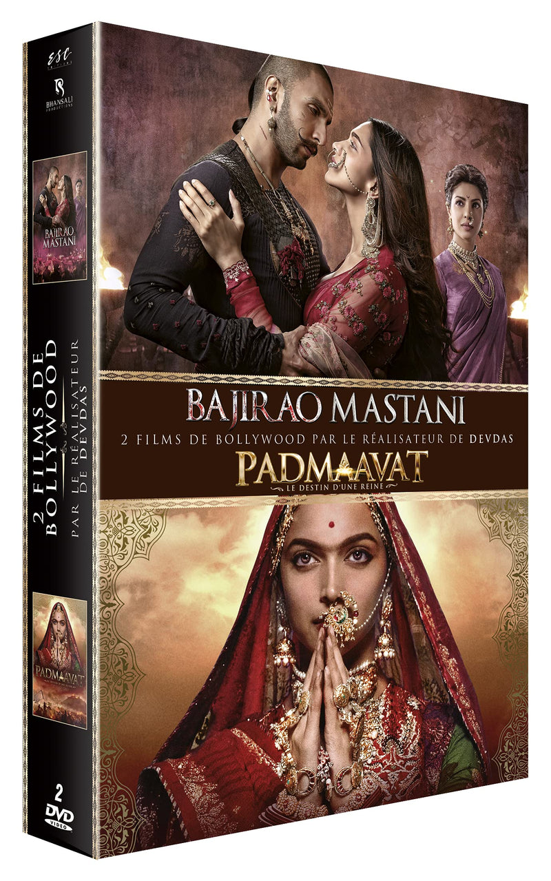 Blockbusters de bollywood - coffret 2 films : bajirao mastani + padmaavat