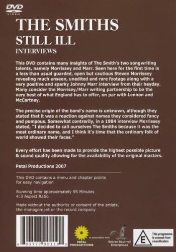 The Smiths - Still Ill, Interviews