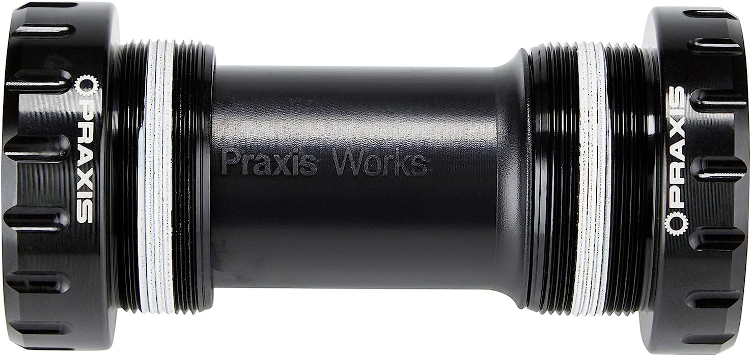 Praxis Boitier de pédalier M24 BSA BB ENG Threaded GXP 68-73mm