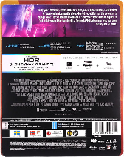 Blade Runner 2049 Steelbook [EU Import]
