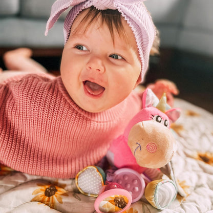 Playgro - Unicorn Activity Rattle - Pink - (10188463