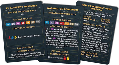 Hegemony: Crisis & Control Expansion - Add New Automas & Modules, Solo Play, Unique Asymmetric Card Driven Game Board Game, Ages 14+, 1-4 Players