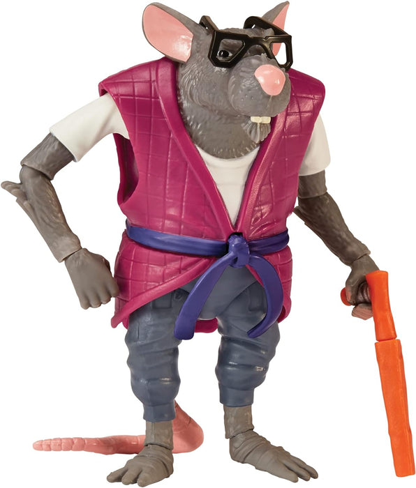 Teenage Mutant Ninja Turtles 83286CO Mutant Mayhem 4-Inch Splinter Basic Action Figure. Ideal Present for Boys 4 to 7 Years and TMNT Fans, Multicolor