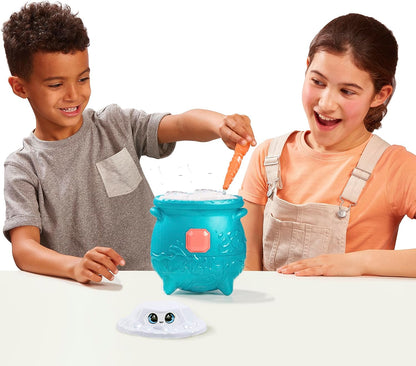 Magic Mixies Magical Gem Surprise Water Magic Cauldron - Reveal a Non-Electronic Mixie Plushie and Magic Ring with a pop up reveal from the Fizzing Cauldron,Multicolor,Medium