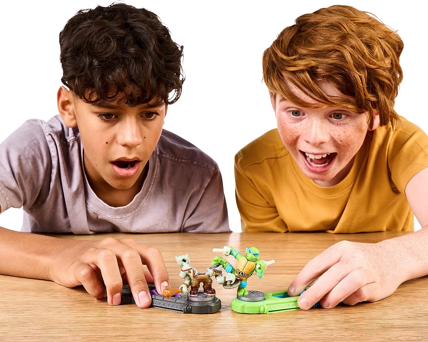 Legends Of Akedo Teenage Mutant Ninja Turtles, Mini Battling Warriors Versus Pack Michelangelo Vs Bebop