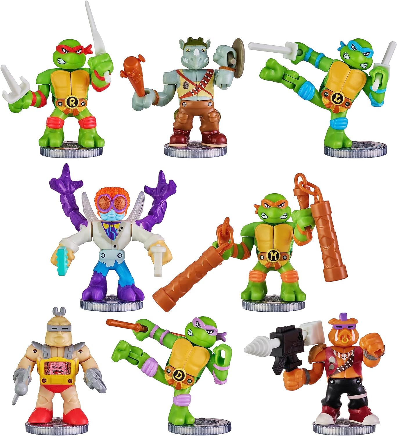Legends Of Akedo Teenage Mutant Ninja Turtles, Mini Battling Warriors Versus Pack Raphael Vs Krang Raphael V Krang