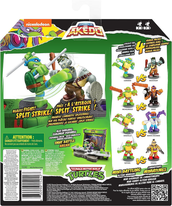 Legends Of Akedo Teenage Mutant Ninja Turtles, Mini Battling Warriors Versus Pack Raphael Vs Krang Raphael V Krang