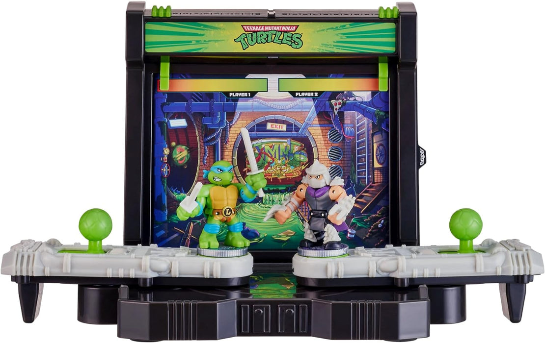 Legends Of Akedo Teenage Mutant Ninja Turtles Battle Arena with 35+ Battle Sound Effects and 2 Exclusive Battling Mini Warriors - Leonardo And Shredder