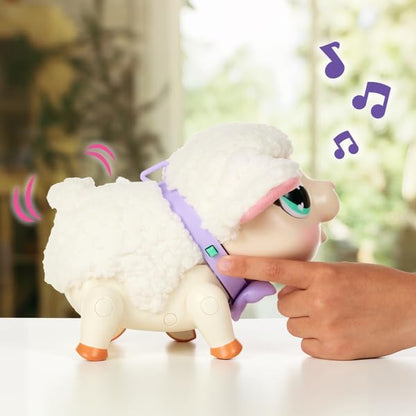 Little Live Pets - My Pet Lamb | Soft and Wooly Interactive Toy Lamb That Walks, Dances 20+ Sounds & Reactions, Batteries Included, For Kids Ages 5+