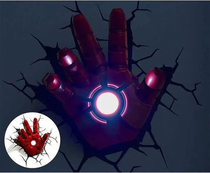 Marvel Iron Man Hand 3D Nightlight,Red
