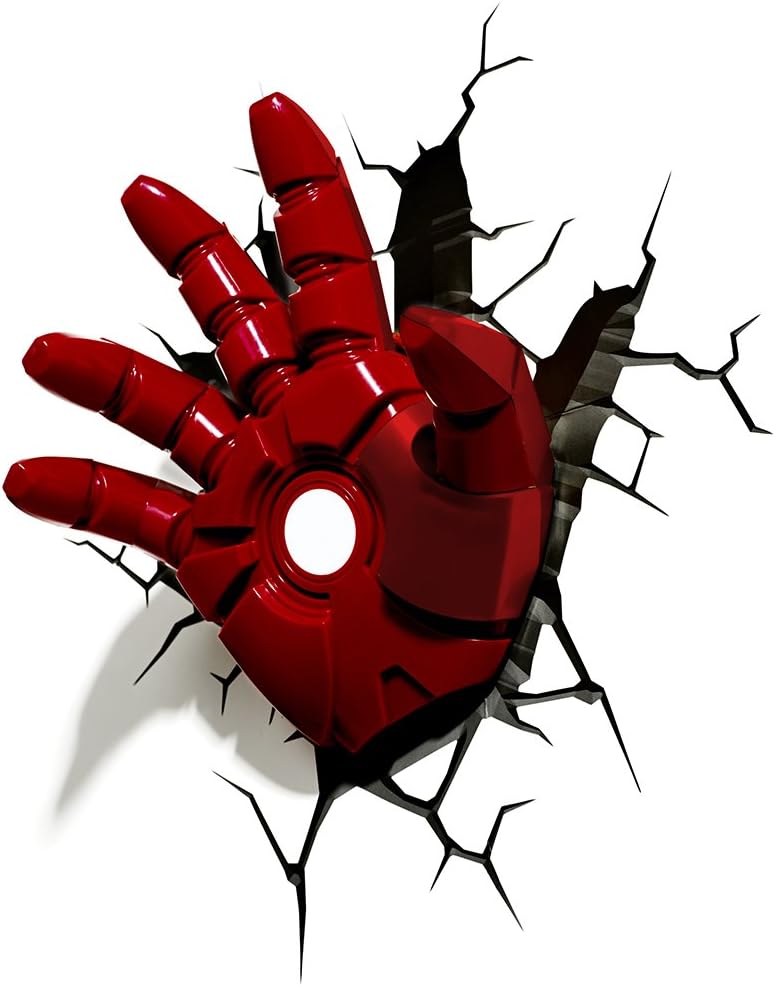 Marvel Iron Man Hand 3D Nightlight,Red